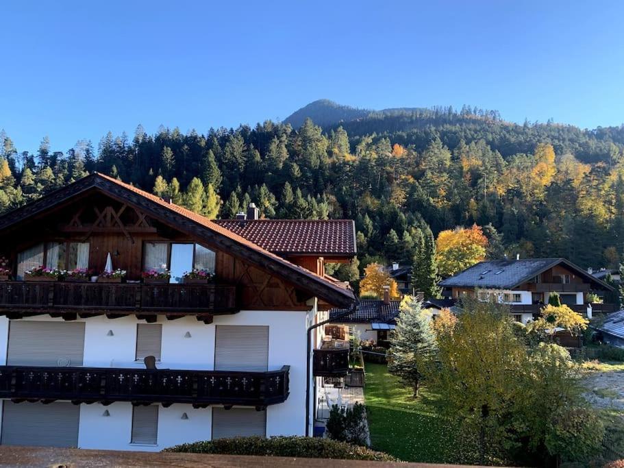 Garmisch Lux Apartment Mit Sauna Exterior foto